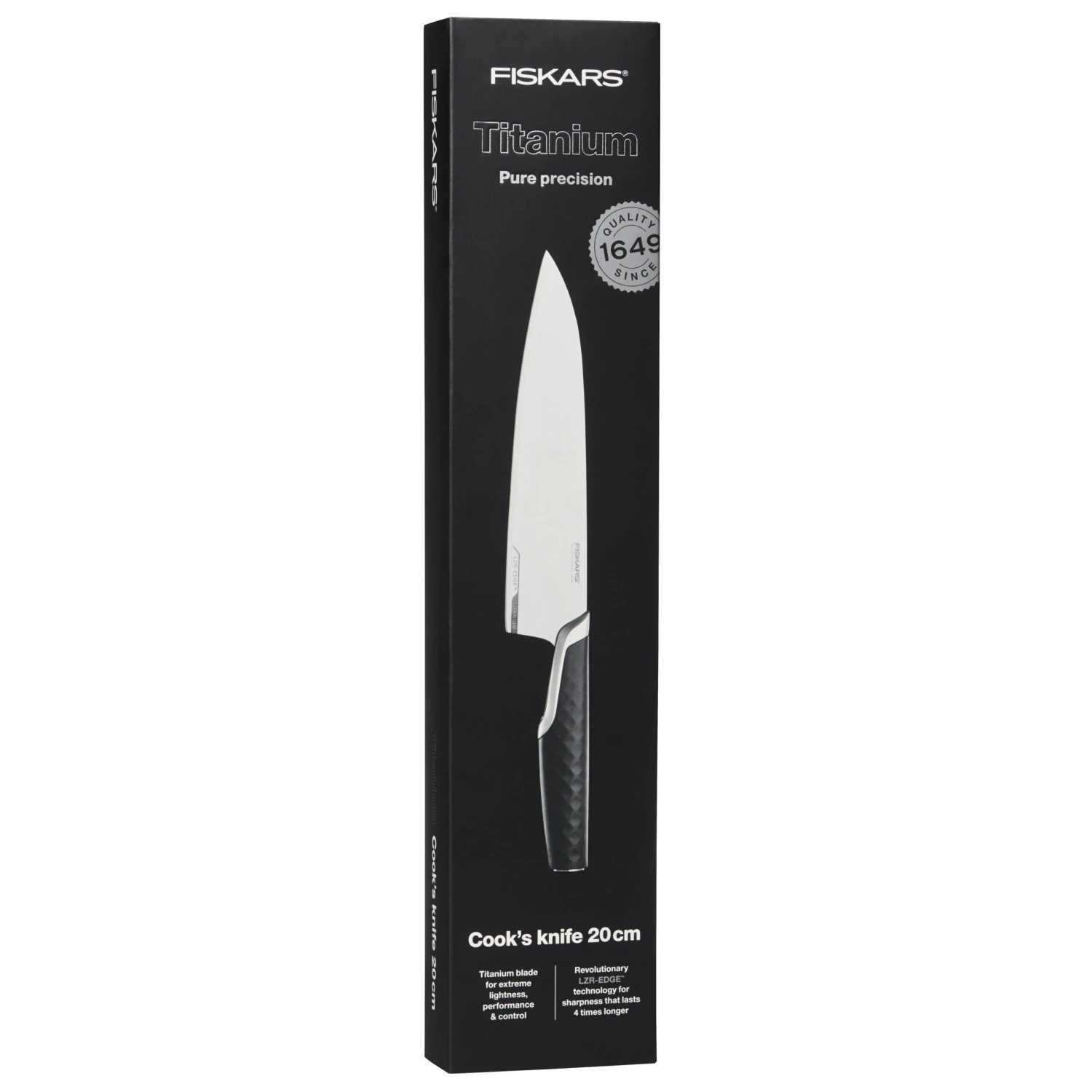 Fiskars Titanium Koksmes 20 Cm 2 Fiskars Titanium Koksmes 20 Cm - Afbeelding 2