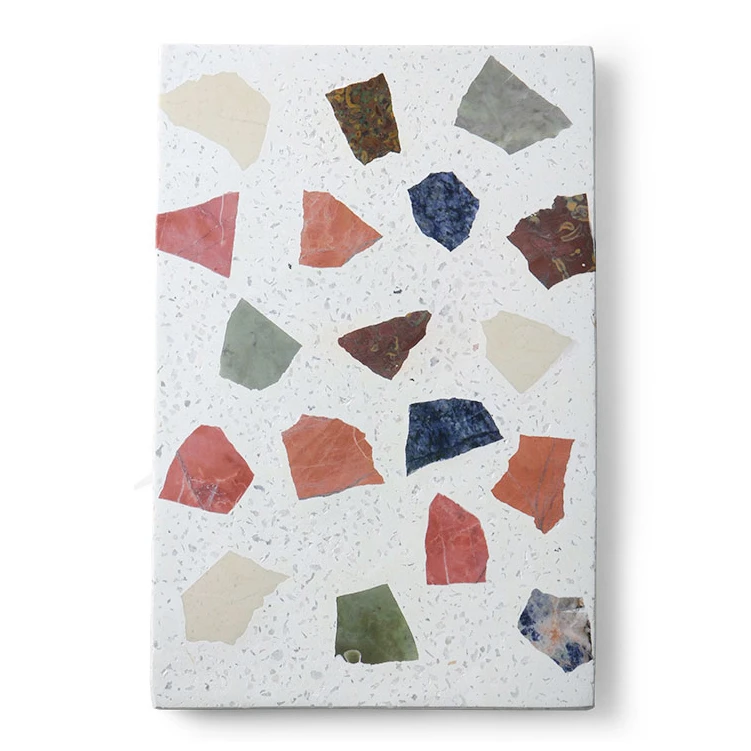 HKliving Terrazzo Snijplank 30x25 Cm 1 HKliving Terrazzo Snijplank 30x25 Cm