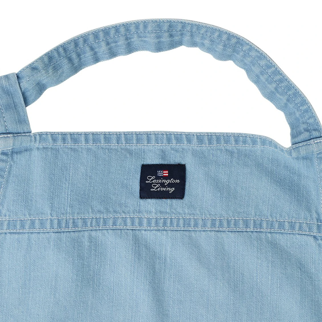 Lexington Washed Denim Schort 80x105 Cm 4 Lexington Washed Denim Schort 80x105 Cm - Afbeelding 4