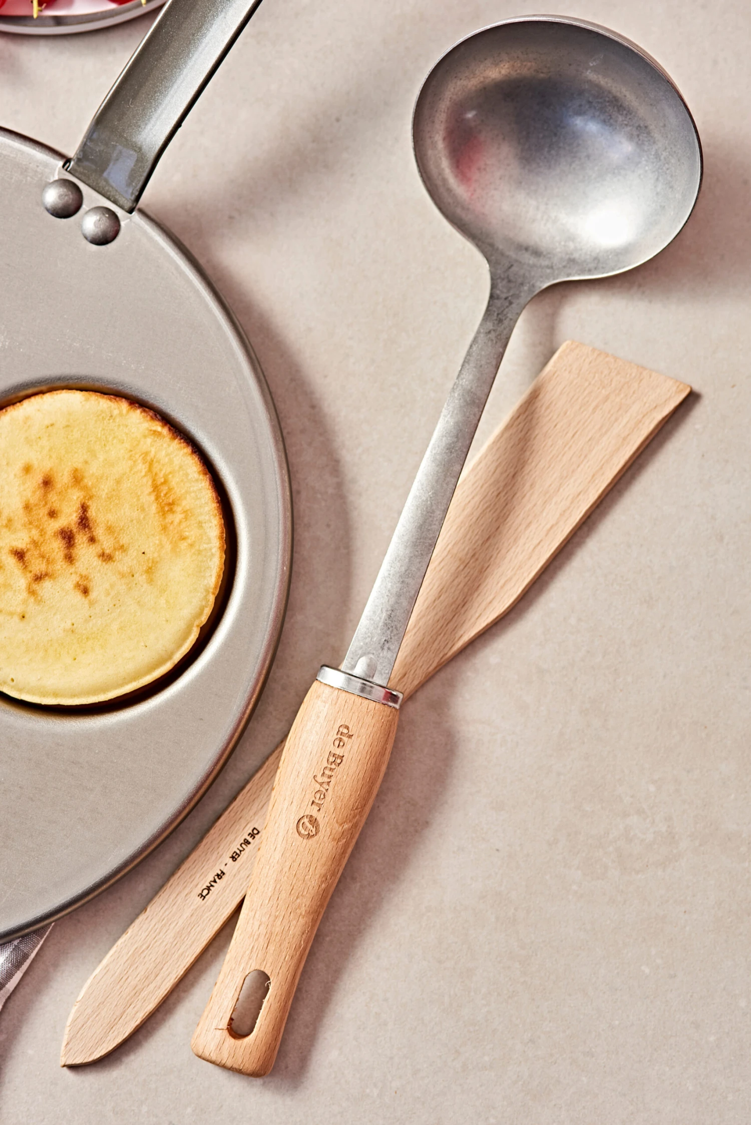 De Buyer B Bois Soeplepel Met Houten Handvat 2 De Buyer B Bois Soeplepel Met Houten Handvat - Afbeelding 2