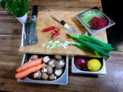 Continenta Snijplank Rubberhout Met 3 Bakken -Trendy Huishouden 508563 01 5 EnvironmentImage a582a7e601