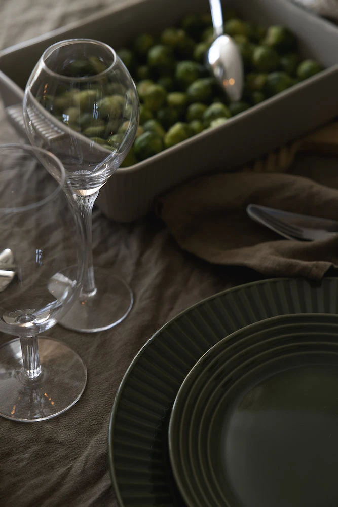 Sagaform Flora Ovenschaal Beige 4 Sagaform Flora Ovenschaal Beige - Afbeelding 4