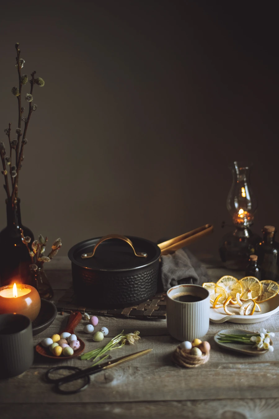 Arvet Gehamerde Zwarte Steelpan Met Deksel 4 Arvet Gehamerde Zwarte Steelpan Met Deksel - Afbeelding 4