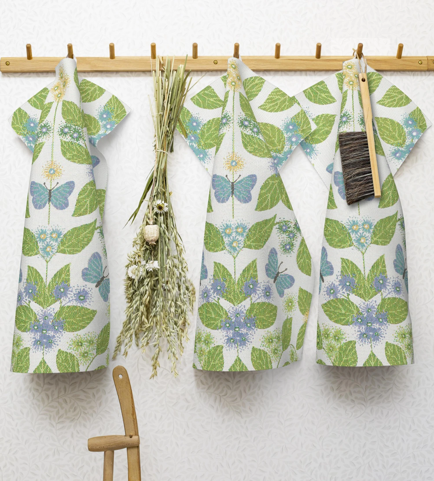 Fjärilsdröm Keukenhanddoek 35x50 Cm 2 Fjärilsdröm Keukenhanddoek 35x50 Cm - Afbeelding 2