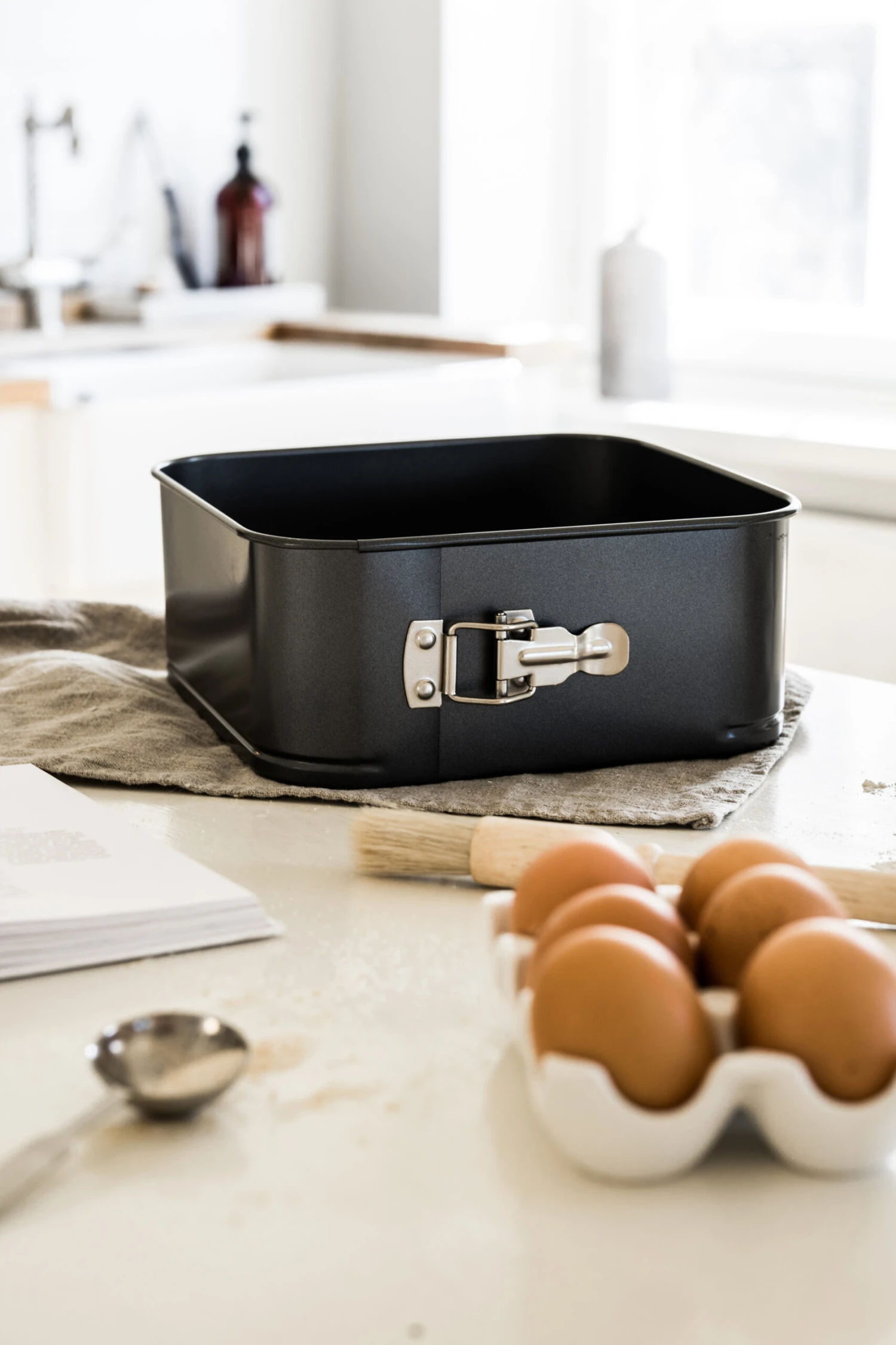 Heirol Vierkante Springvorm Extra Hoog 3 Heirol Vierkante Springvorm Extra Hoog - Afbeelding 3