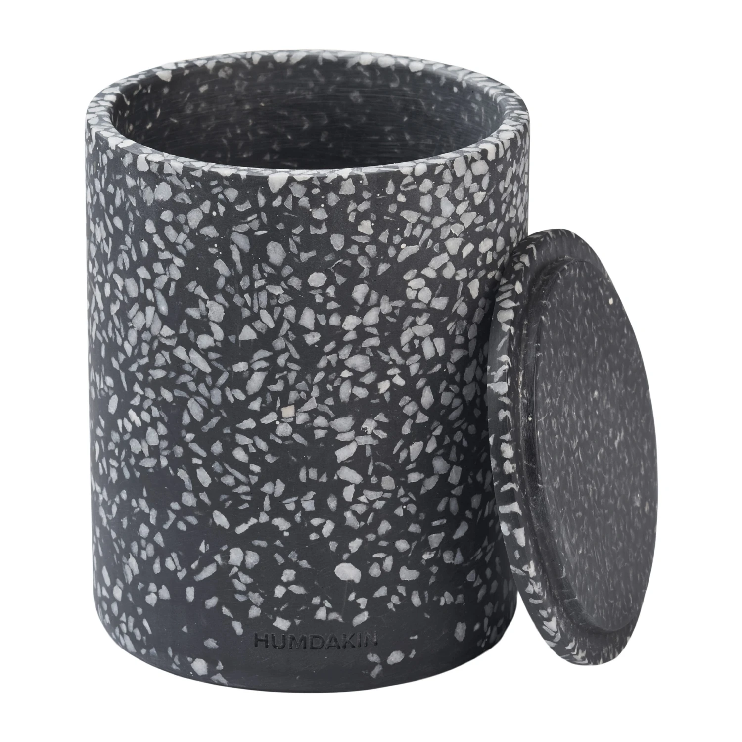 Humdakin Terrazzo Vaas Met Deksel Ø10 Cm 1 Humdakin Terrazzo Vaas Met Deksel Ø10 Cm