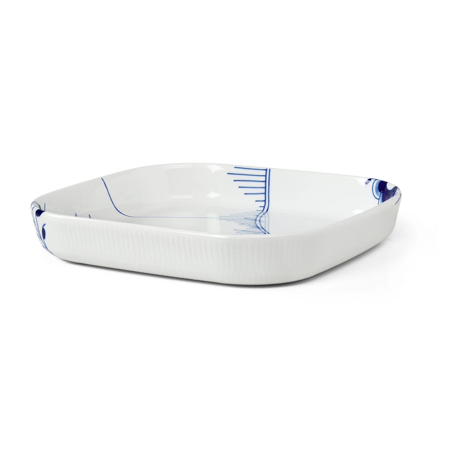 Royal Copenhagen Blue Fluted Mega Ovenschaal Vierkant 2 Royal Copenhagen Blue Fluted Mega Ovenschaal Vierkant - Afbeelding 2