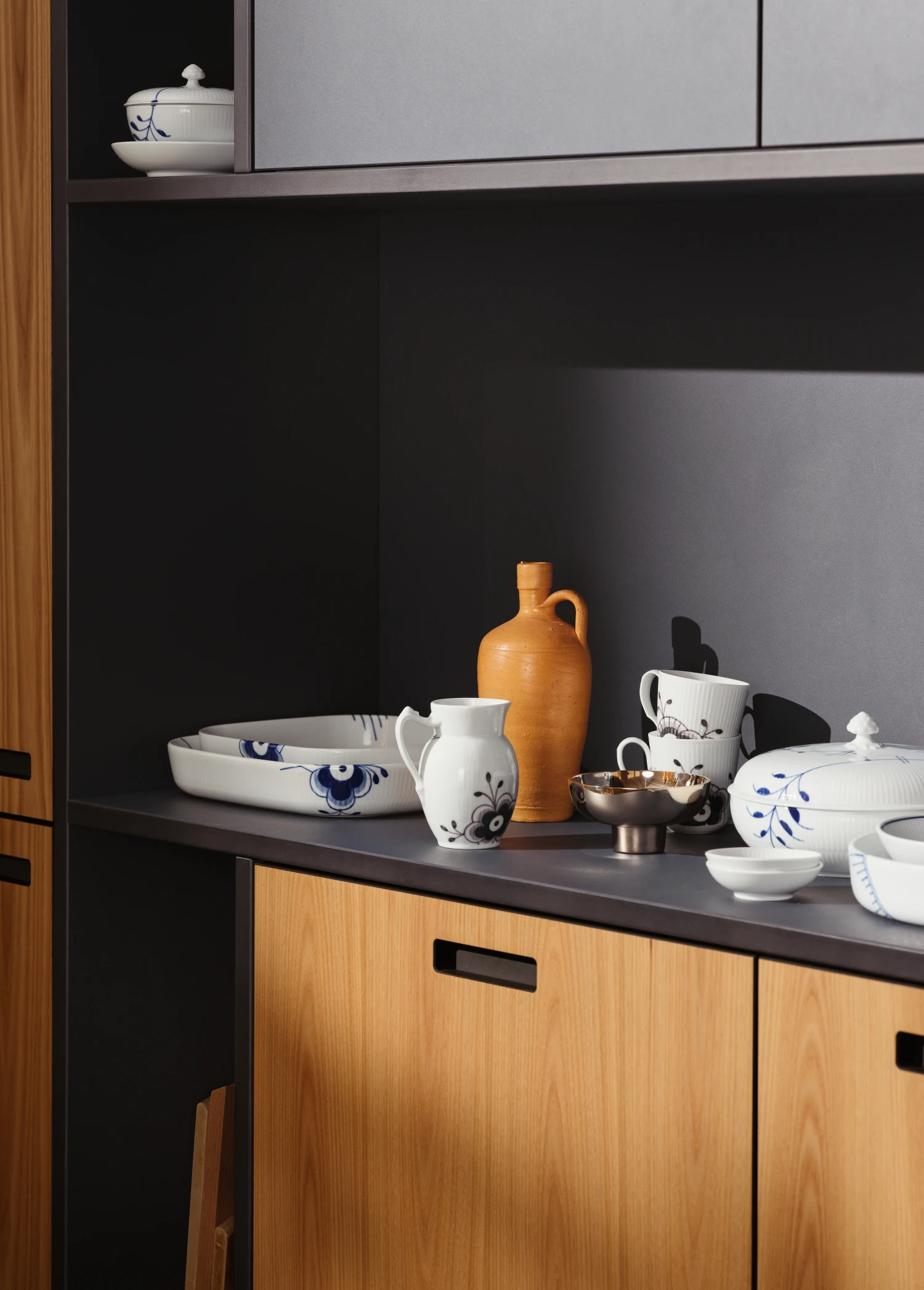 Royal Copenhagen Blue Fluted Mega Ovenschaal Vierkant 7 Royal Copenhagen Blue Fluted Mega Ovenschaal Vierkant - Afbeelding 7