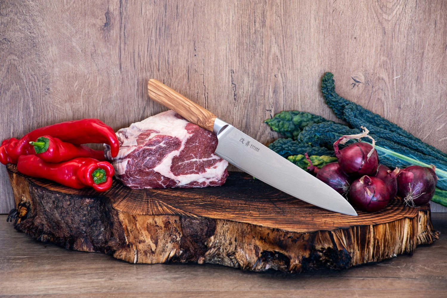 Satake Kaizen Gyuto Koksmes 2 Satake Kaizen Gyuto Koksmes - Afbeelding 2