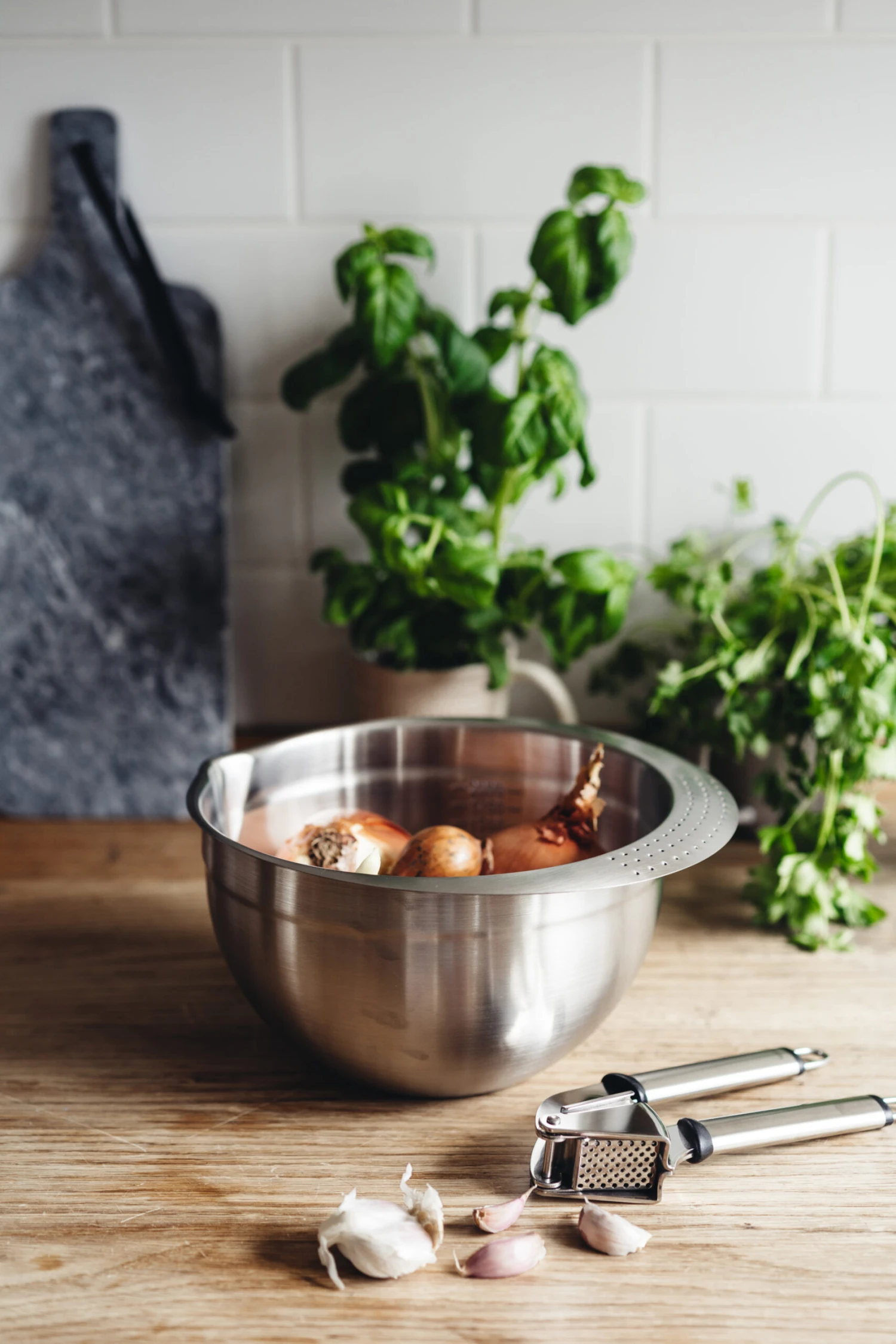 Heirol Beslagkom Roestvrij Staal 2 Heirol Beslagkom Roestvrij Staal - Afbeelding 2