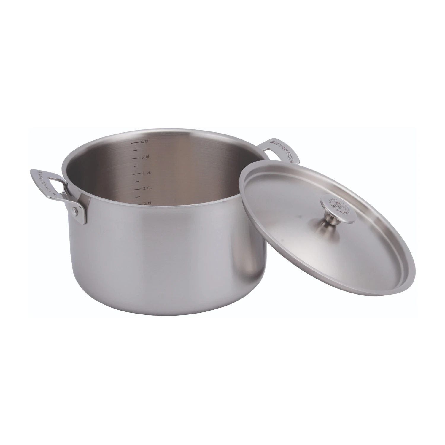 Inox Braadpan Roestvrij Met Deksel 1 Inox Braadpan Roestvrij Met Deksel
