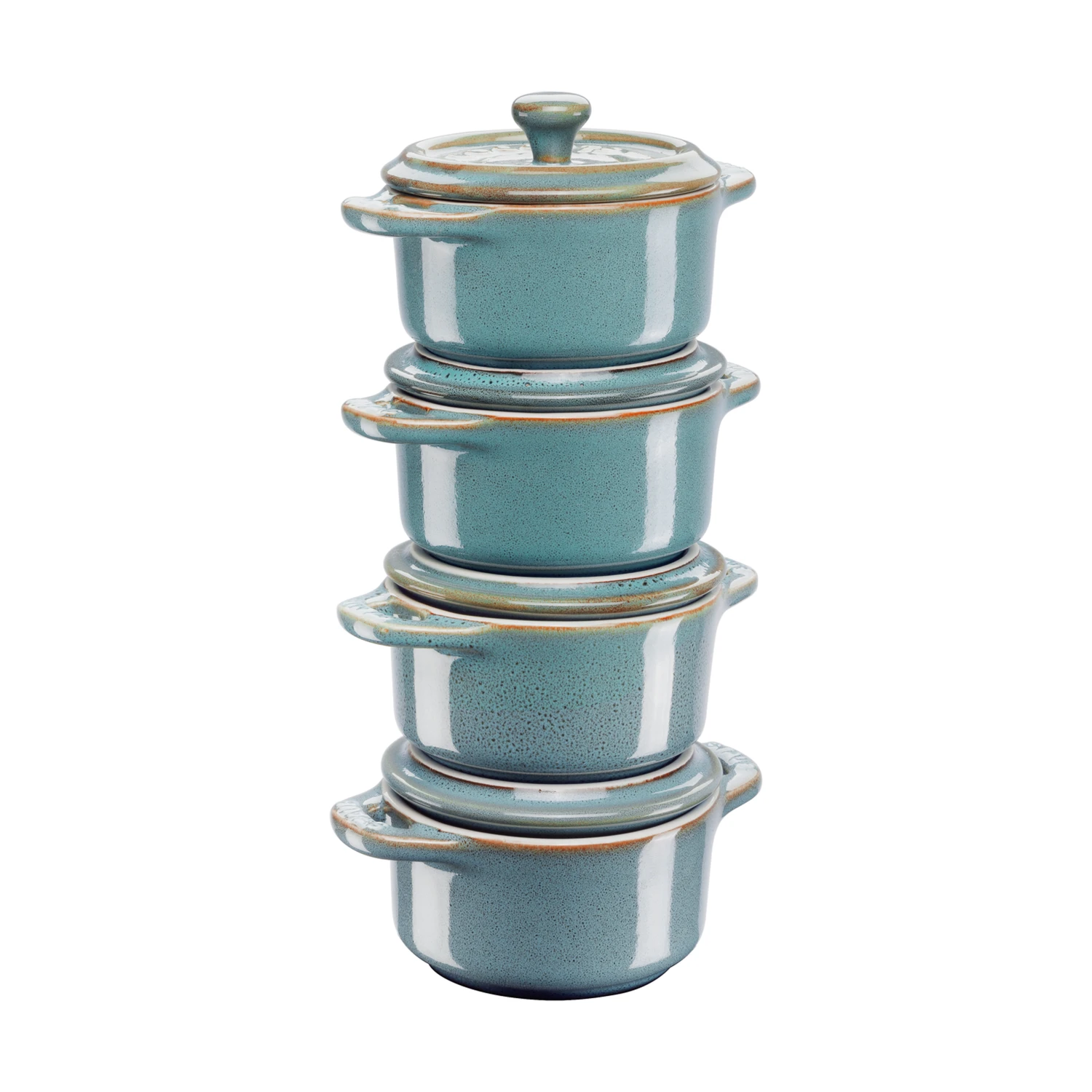 Staub Pannenset Mini Ø10 Cm 4-pack 1 Staub Pannenset Mini Ø10 Cm 4-pack
